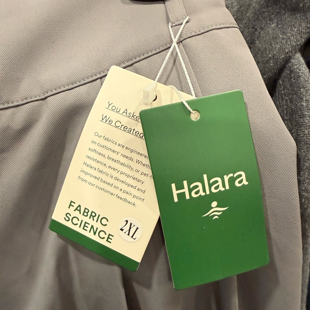 HALARA Gray Relaxed dress Pants